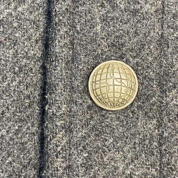 NBA ATLANTA HAWKS Hardwood Classics Wool Leather Jacket G-III Gray Red Men’s XXL - Picture 10 of 16